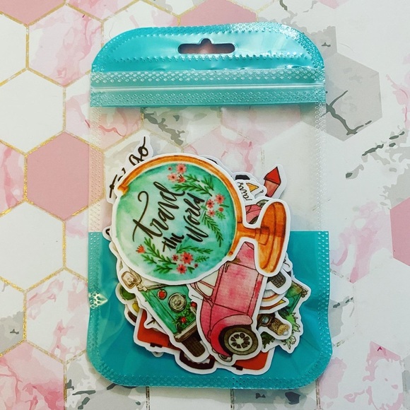 Explore The World, 24 Adventurous Stickers, VW Bugs, Road Trip - Picture 10 of 10